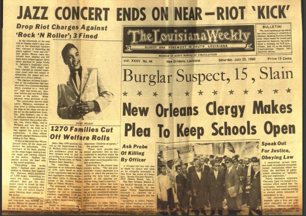 Front page July 23 1960